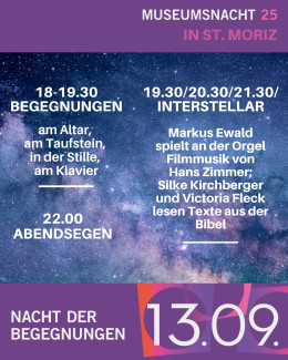 Plakat zur Museumsnacht 2025 in der Morizkirche