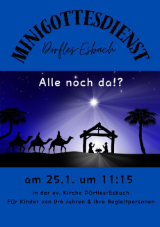 Minigottesdienst 25.01.2026
