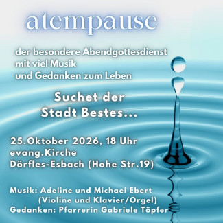 Atempause 25.10.26