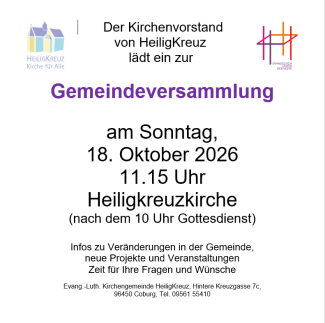 HK-Gemeindeversammlung 2026