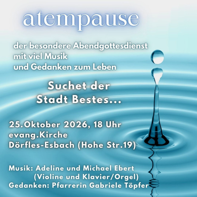 Atempause 25.10.26
