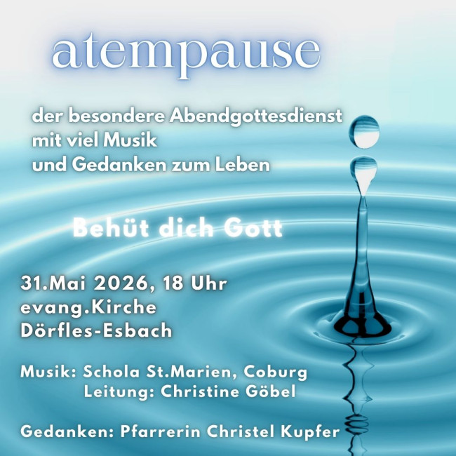 Atempause 31.05.2026