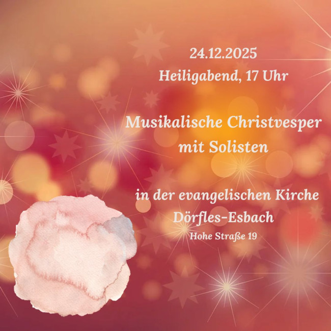 Christvesper 24.12.2025
