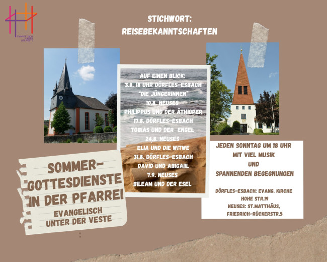 Sommergottesdienste 2025