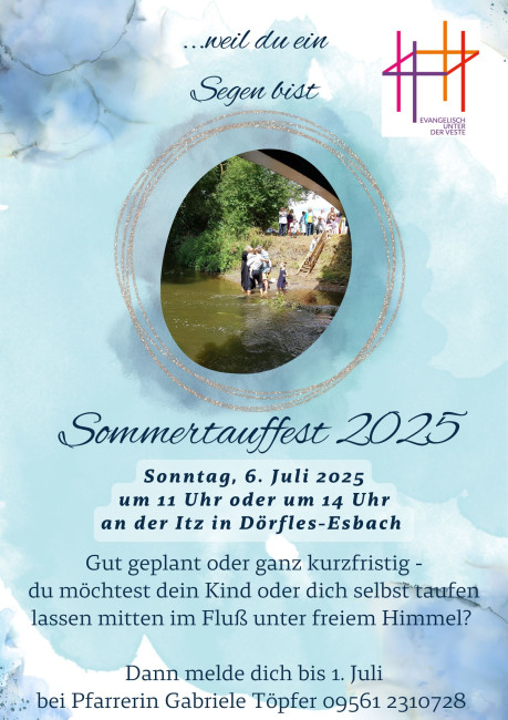 Sommertauffest am 06.07.